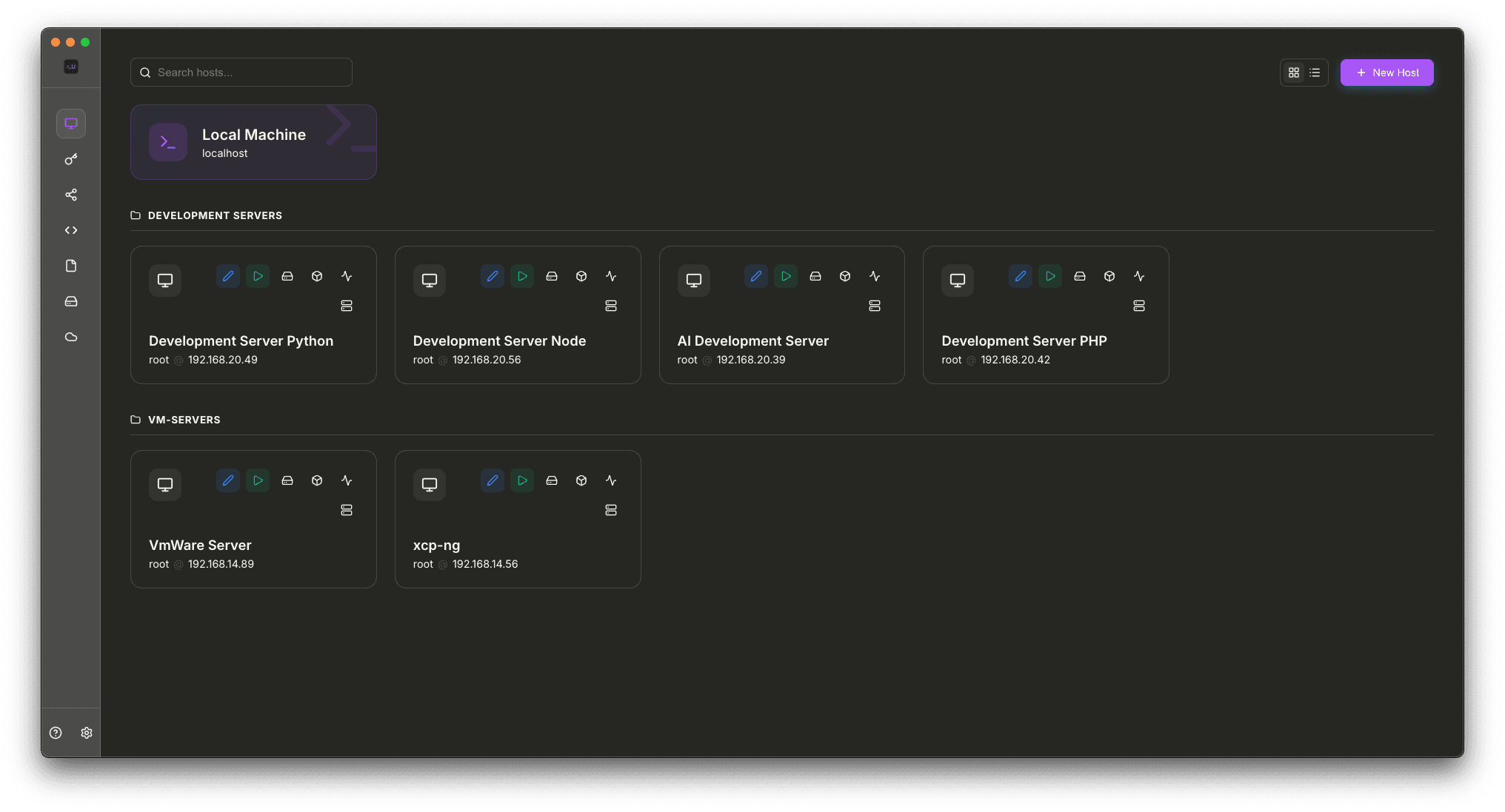 Ultron App Interface